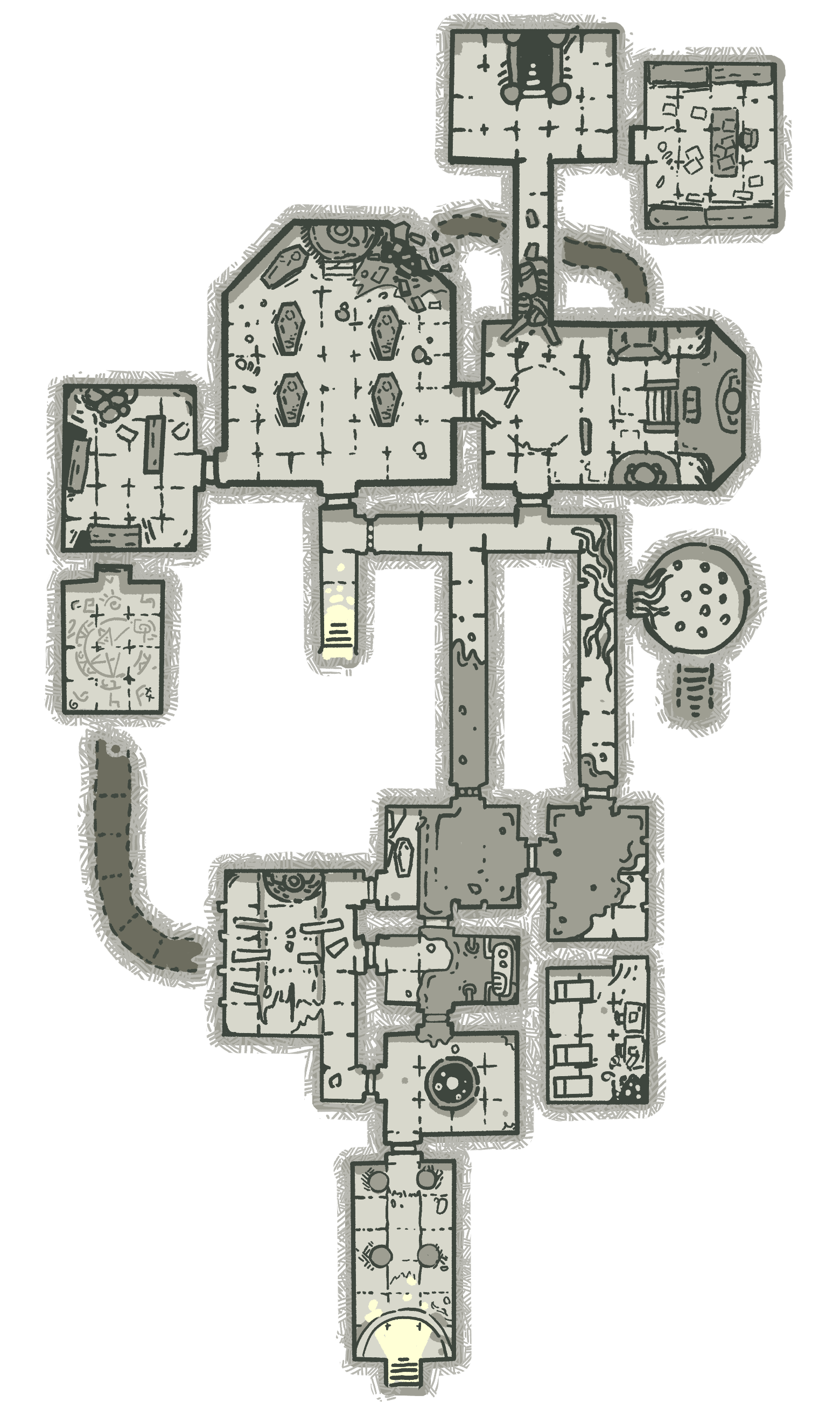 Dungeon map
